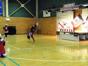 横野選手！アクロバット！！