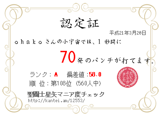 70発はすごいかも（笑）