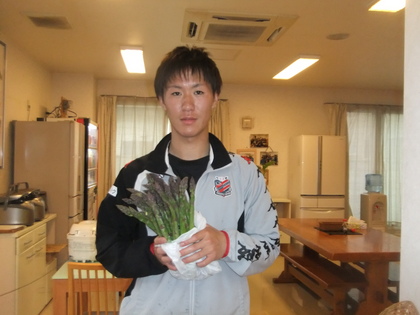 山下くんとアスパラ