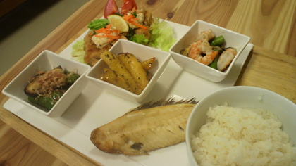 夕飯。