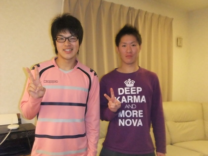 山下くんとコウスケくん。