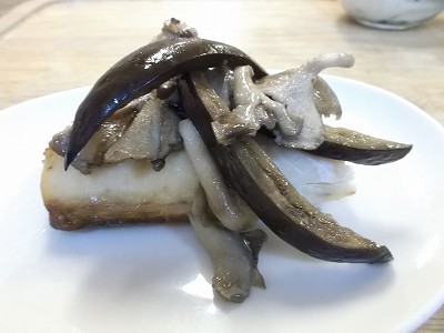 サバとナスとまいたけのソテー
