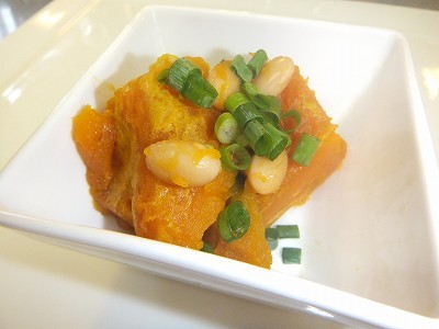 カボチャの煮物。