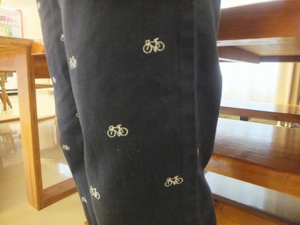 自転車。