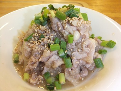 豚肉のみぞれ煮。
