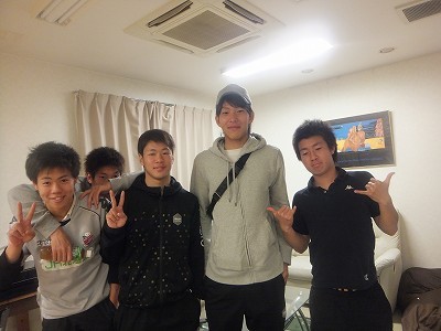 お風呂帰りの3人。