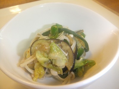 野菜炒め。