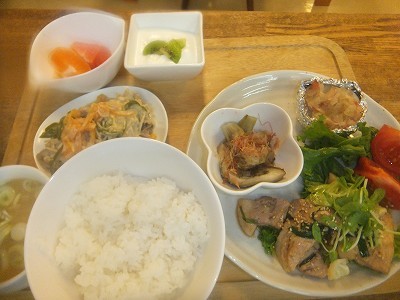 夜ごはん。