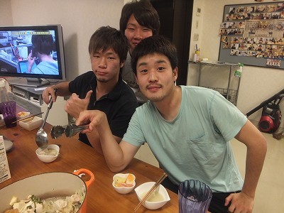 鍋パーティー。