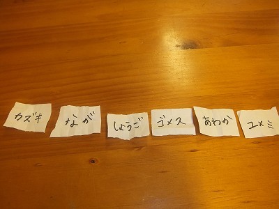 １年目。
