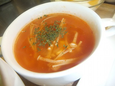 トマトスープ。