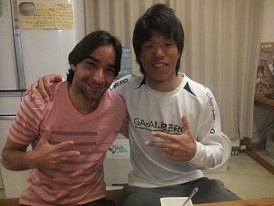 ヘナンとヒロユキくん。