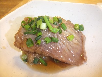 かすべの煮付け。