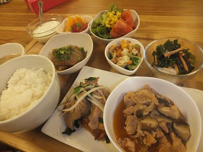 夜ごはん。