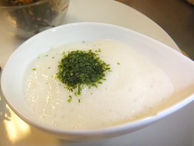 長芋のすりおろし。