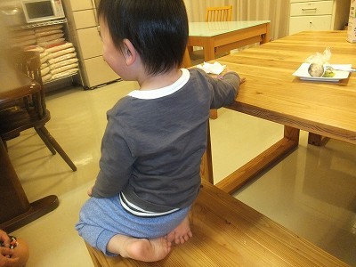 小さなお客様。