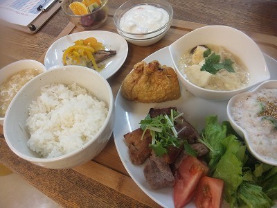 夜ごはん。