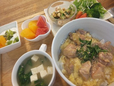 親子丼。