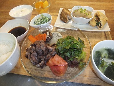 夜ごはん。