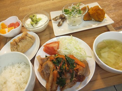 よるごはん。