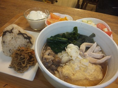 ぽかぽかうどん。
