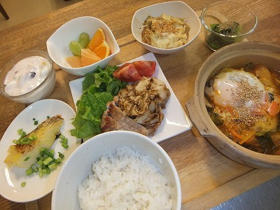 よるごはん。