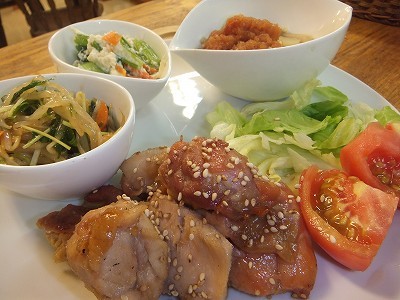 鶏もも肉のマーマレード。