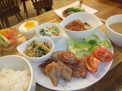 夜ごはん。