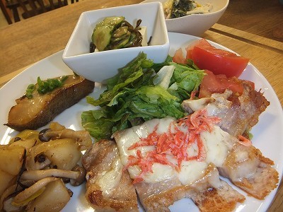 豚肉の桜えびチーズ。