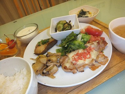 ある日のよるごはん。