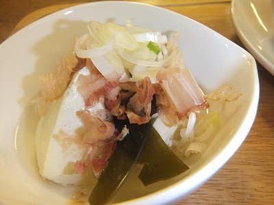 湯豆腐。