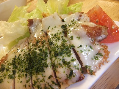 豚ロースの青のりチーズ。