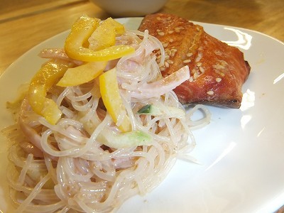 春雨ごまサラダ。