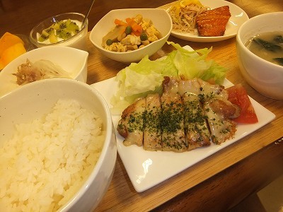 ある日のよるごはん。