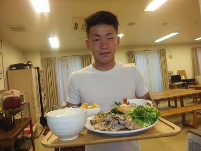 スガくんとウインナー星人。