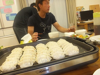 餃子の追加。