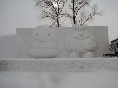 メイン雪像