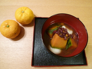 冬至のかぼちゃ＆ゆず