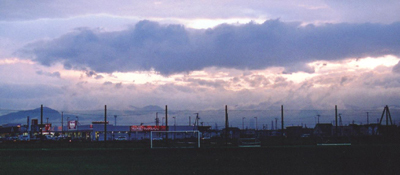 黄昏の雲