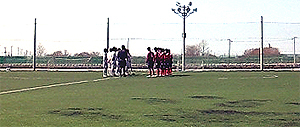 試合開始