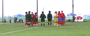 今日の１試合目おわり
