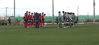 試合開始