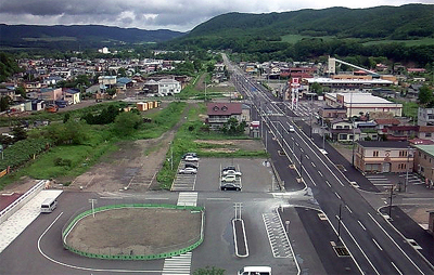 線路跡も見える