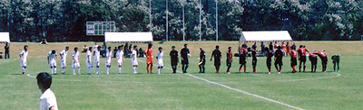 相手はＧＫ１人だった