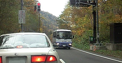 天人閣の送迎バス