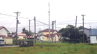 教員住宅街？のそば