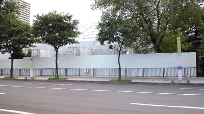 塀の中の工事な面々