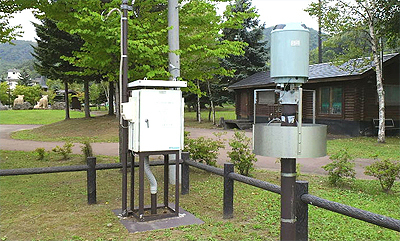 火山灰は測れません