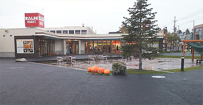 雨降りなのが残念