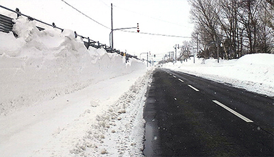 雪の壁